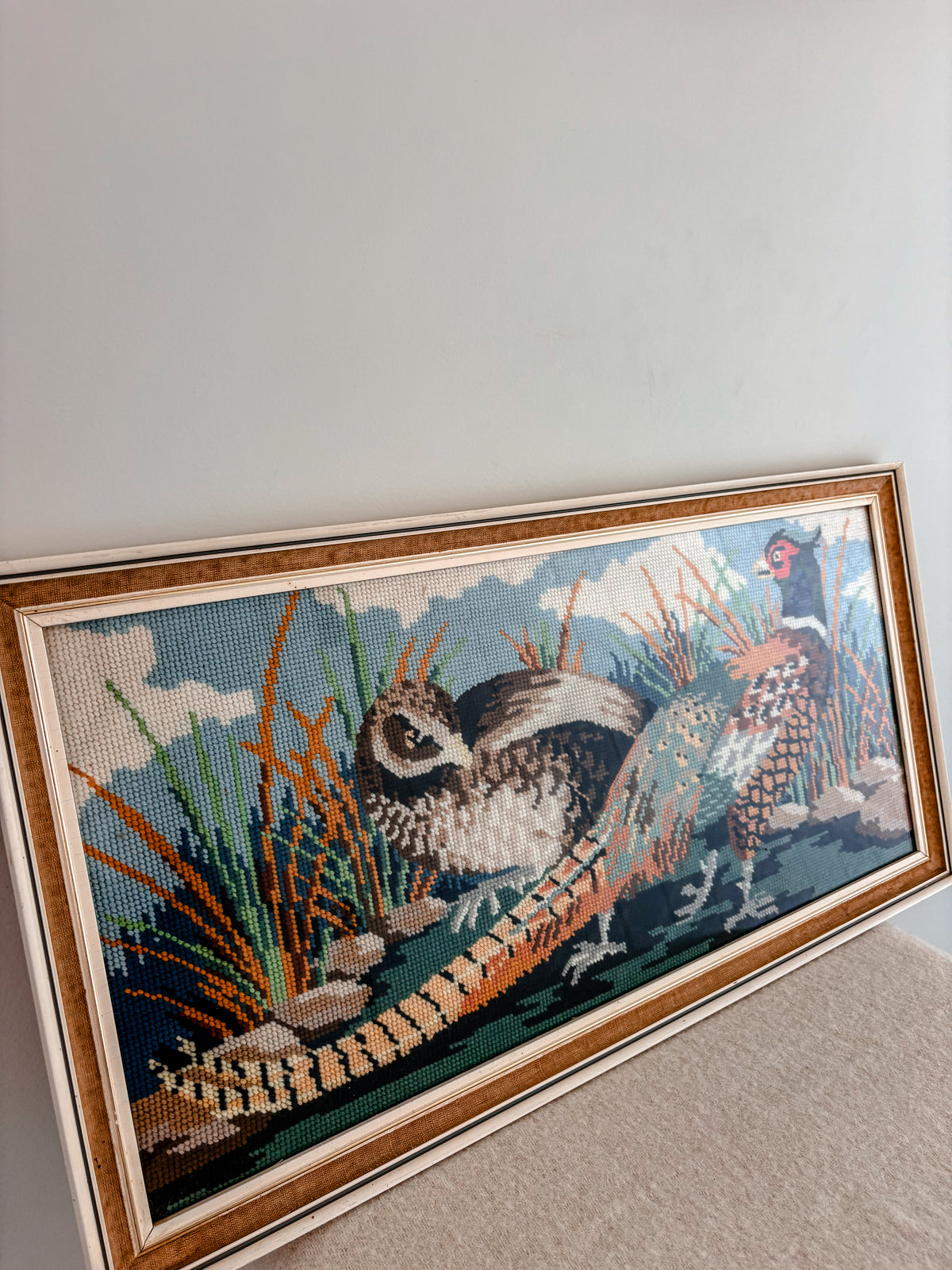 Pheasant Needlepoint