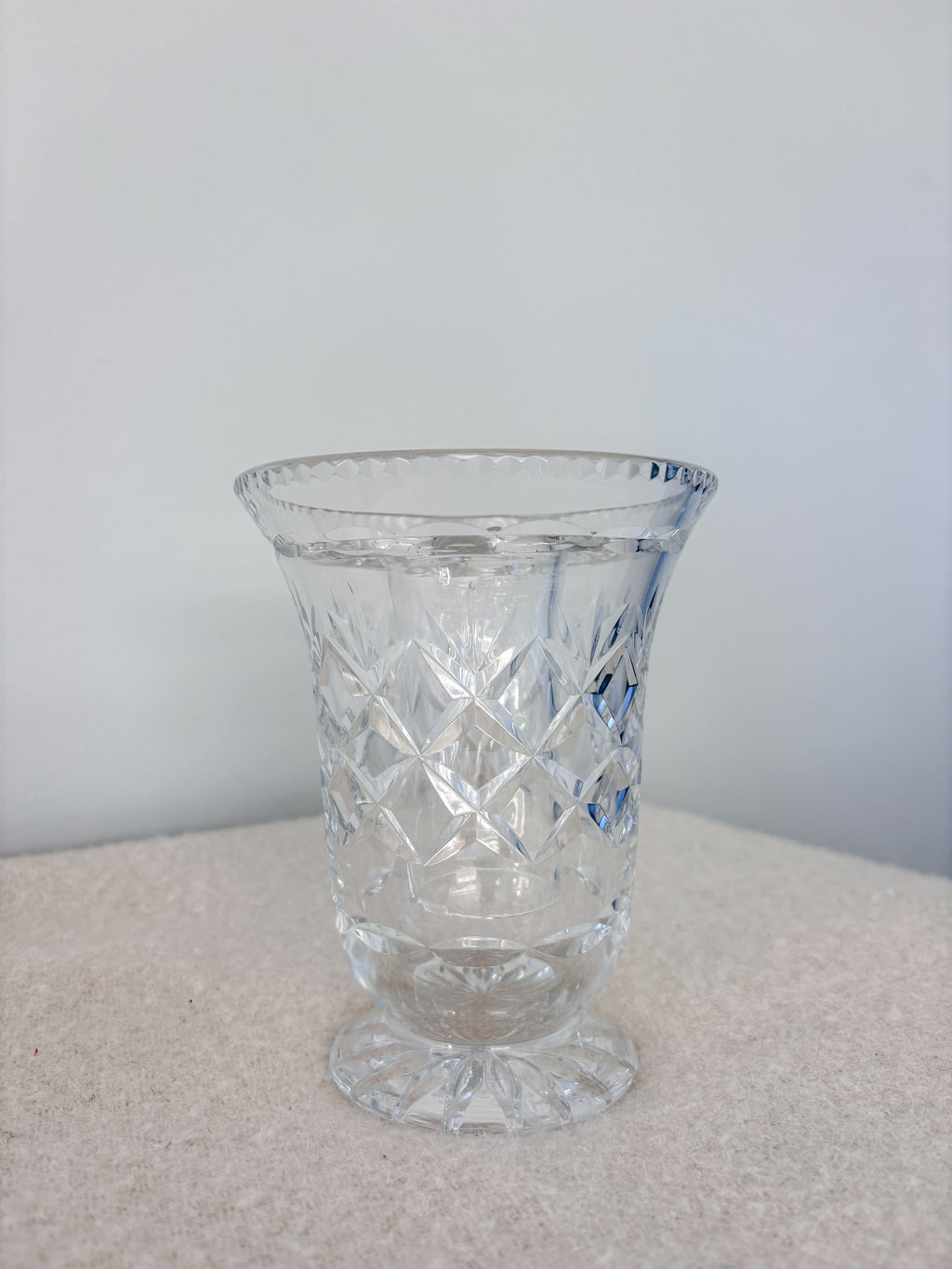 Crystal Cut Vase