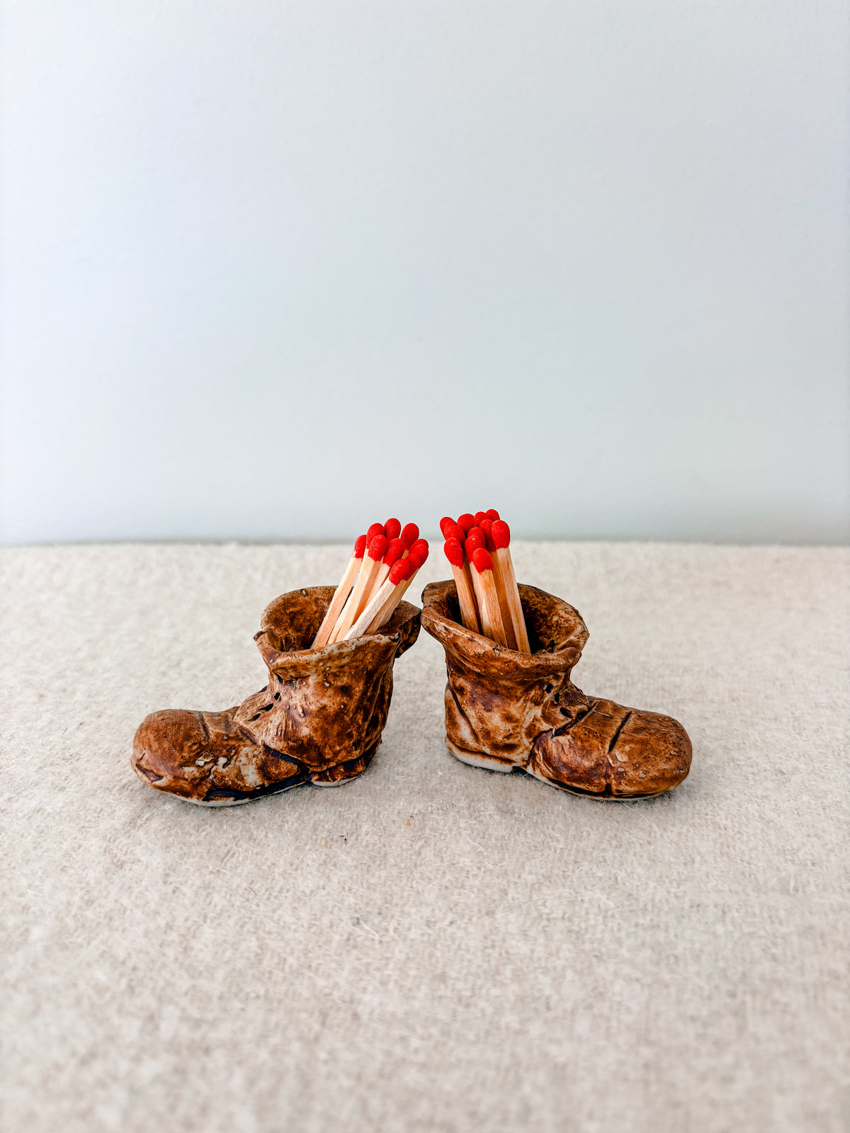 Small Pottery Boots