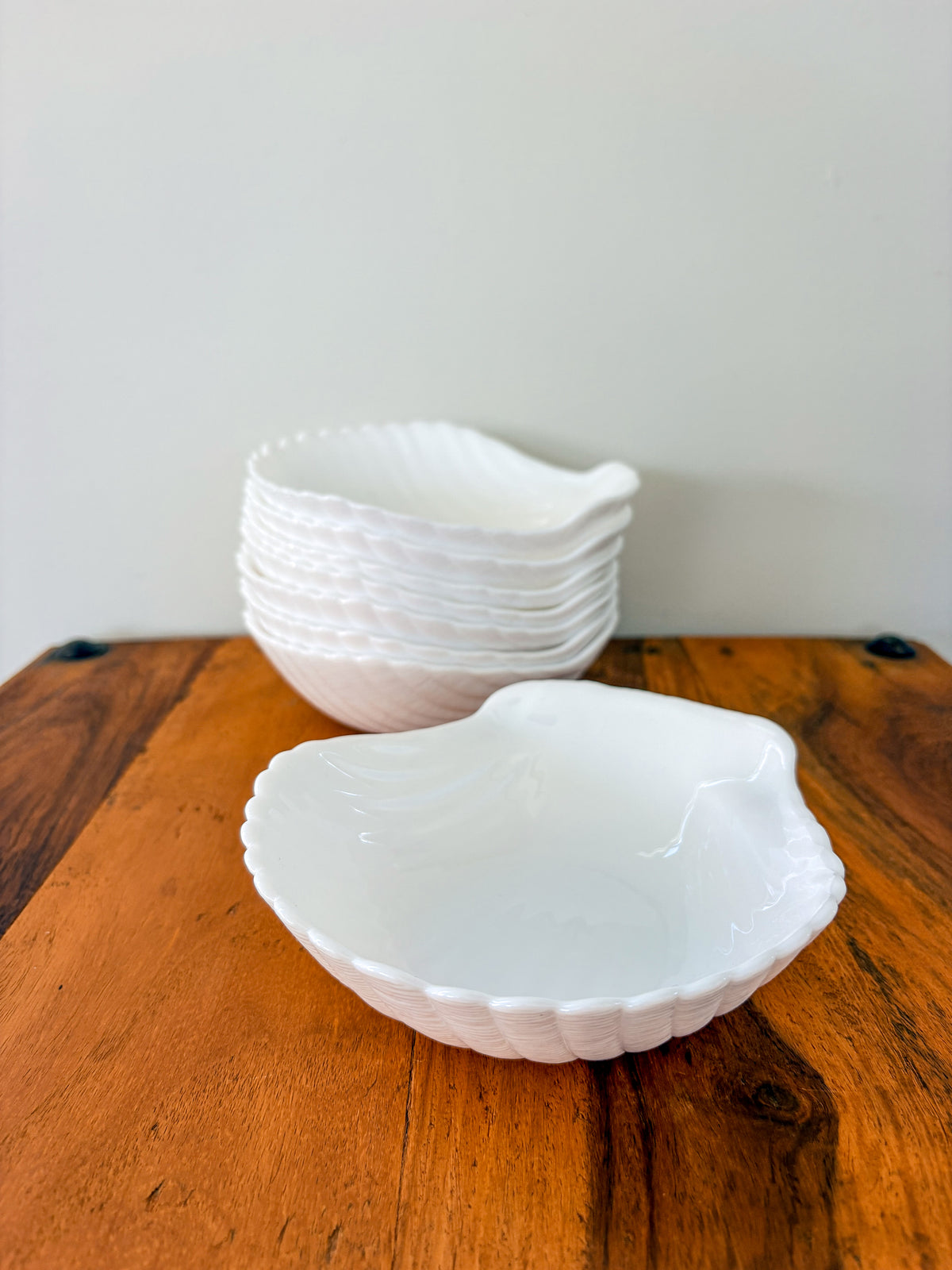 Arcoroc Shell Bowls x8