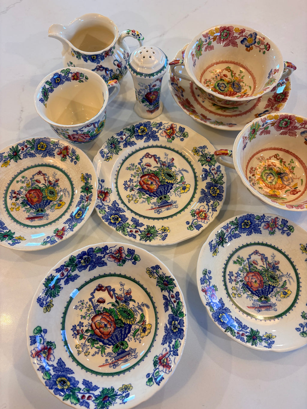 Masons Strathmore Iron Stone China Set