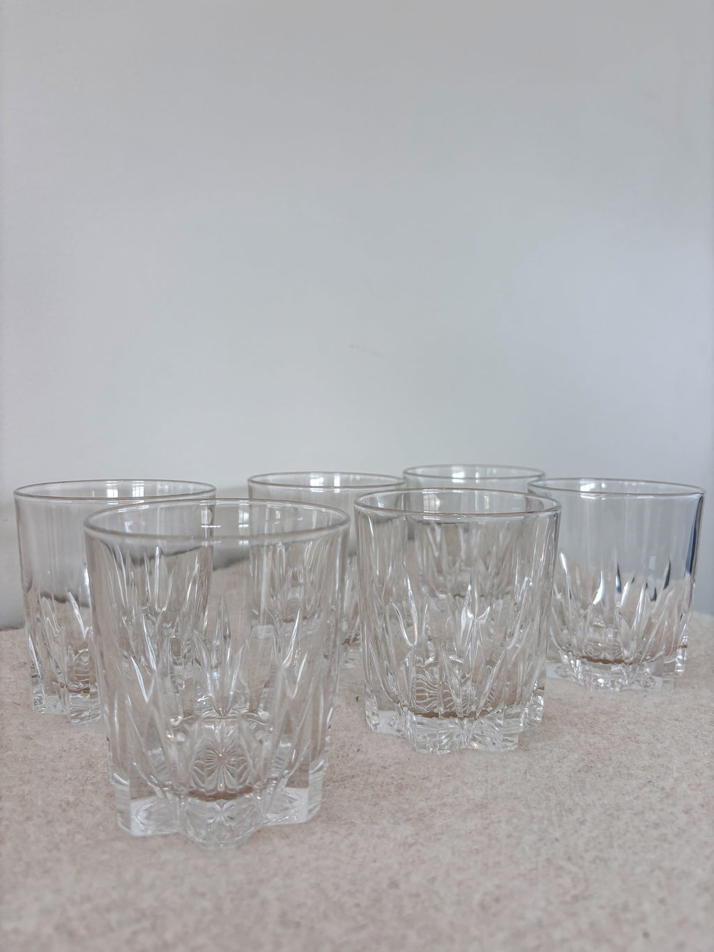 Crystal Drinking Glasses (6)