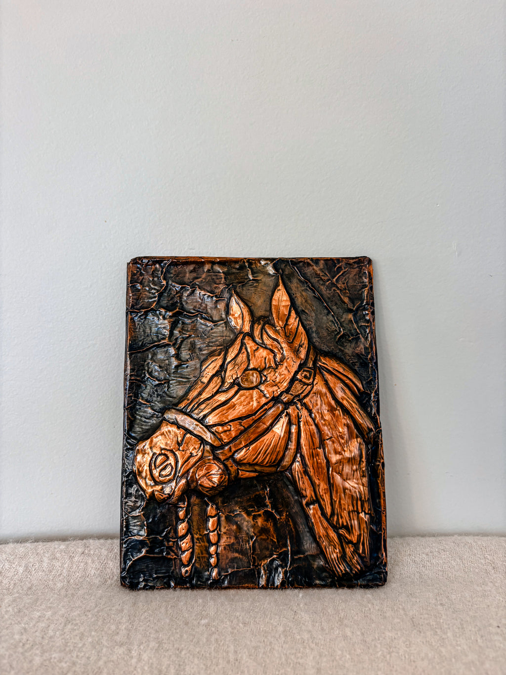 Pressed Copper Horse