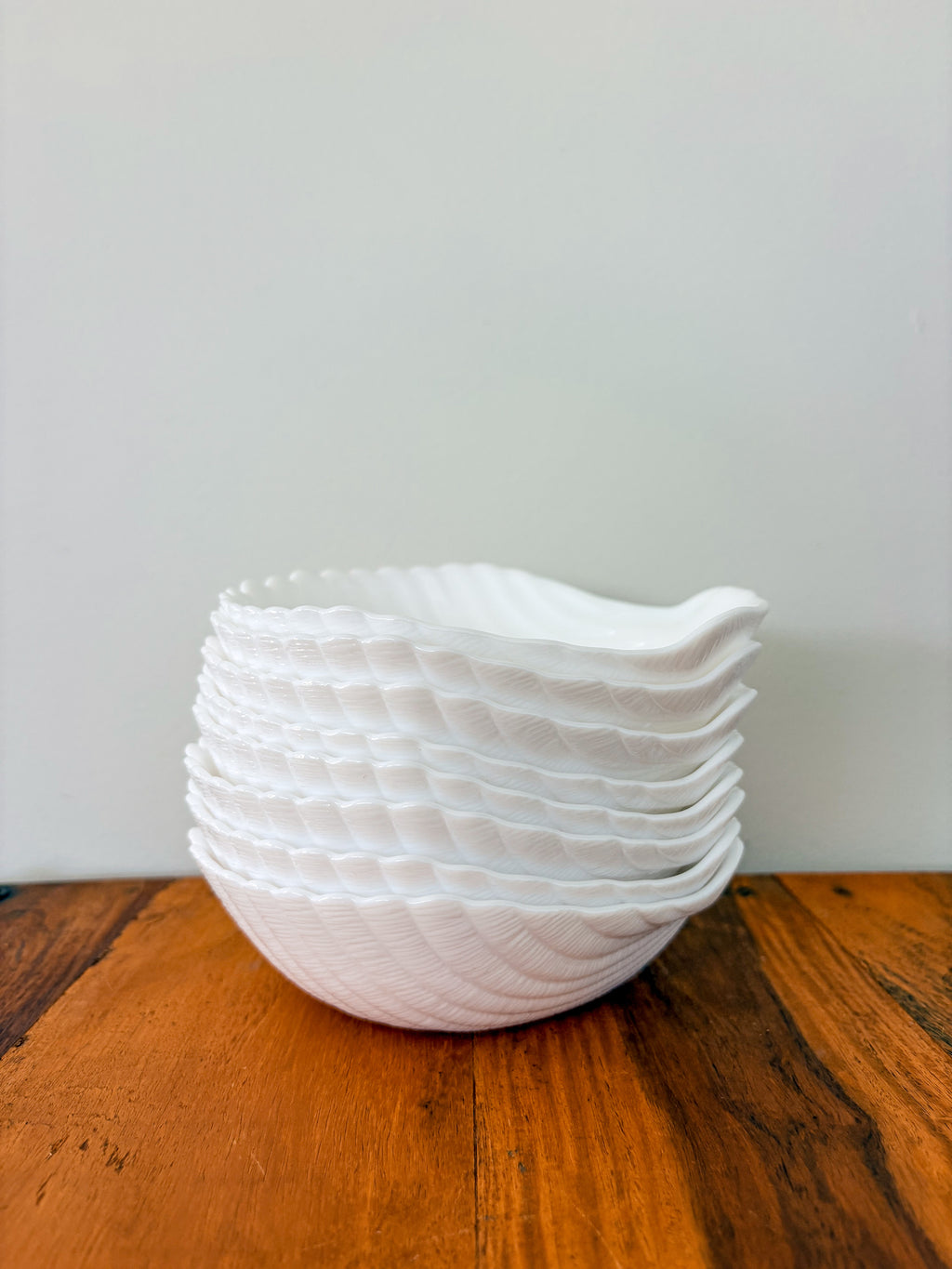 Arcoroc Shell Bowls x8