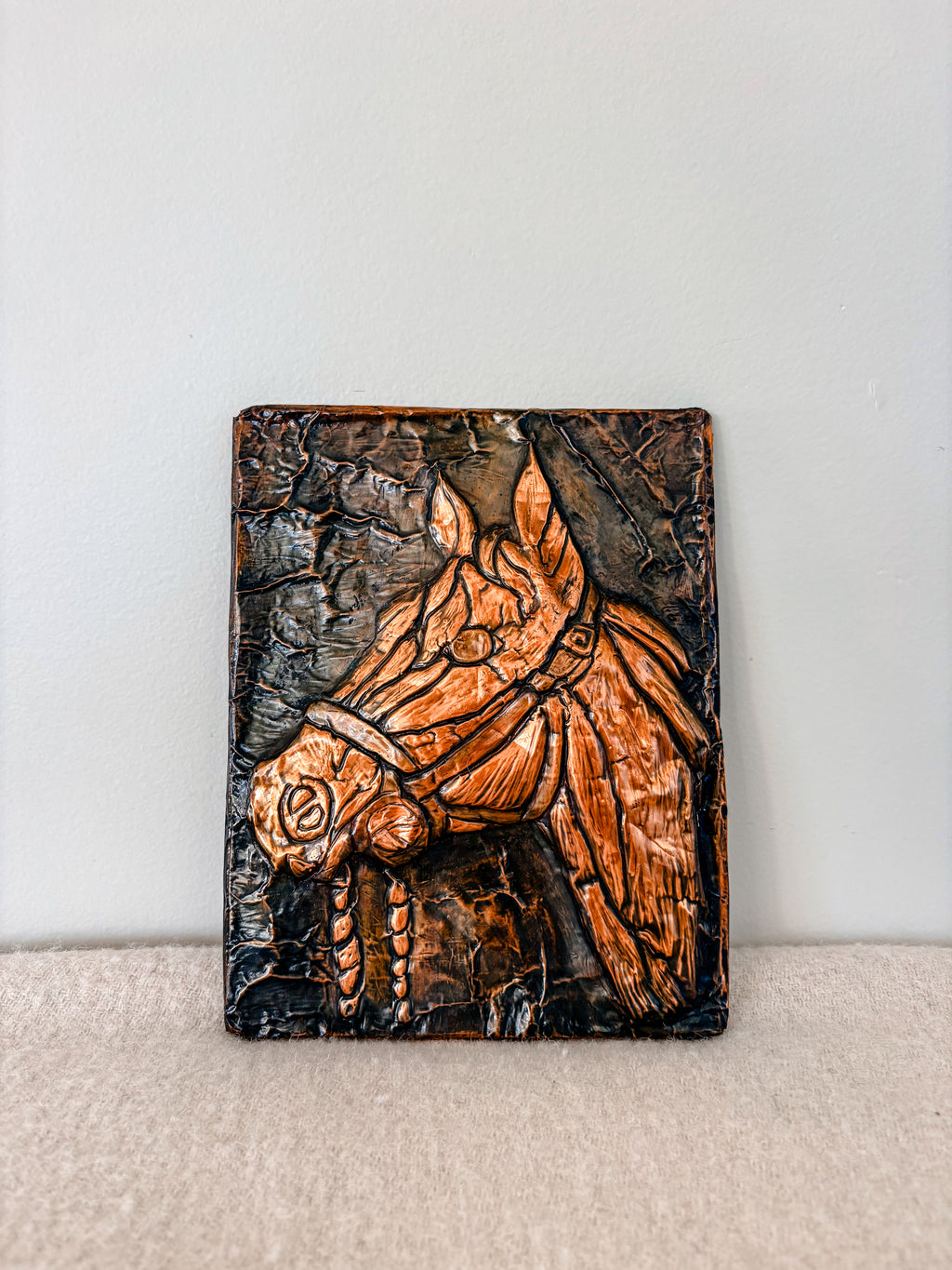 Pressed Copper Horse