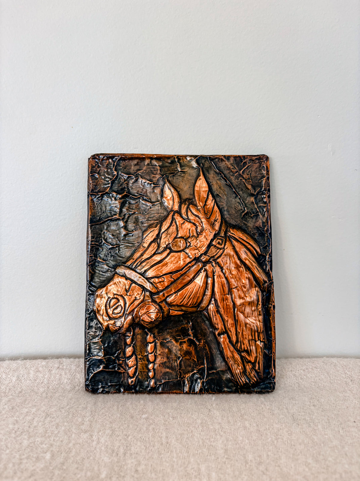 Pressed Copper Horse