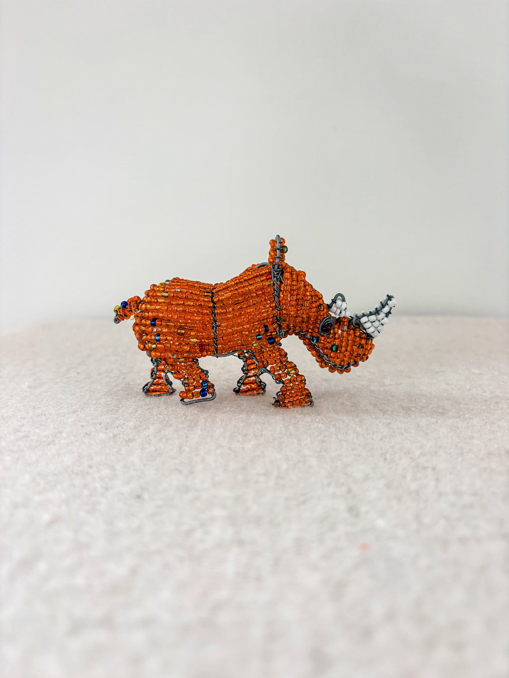 Beaded Rhino