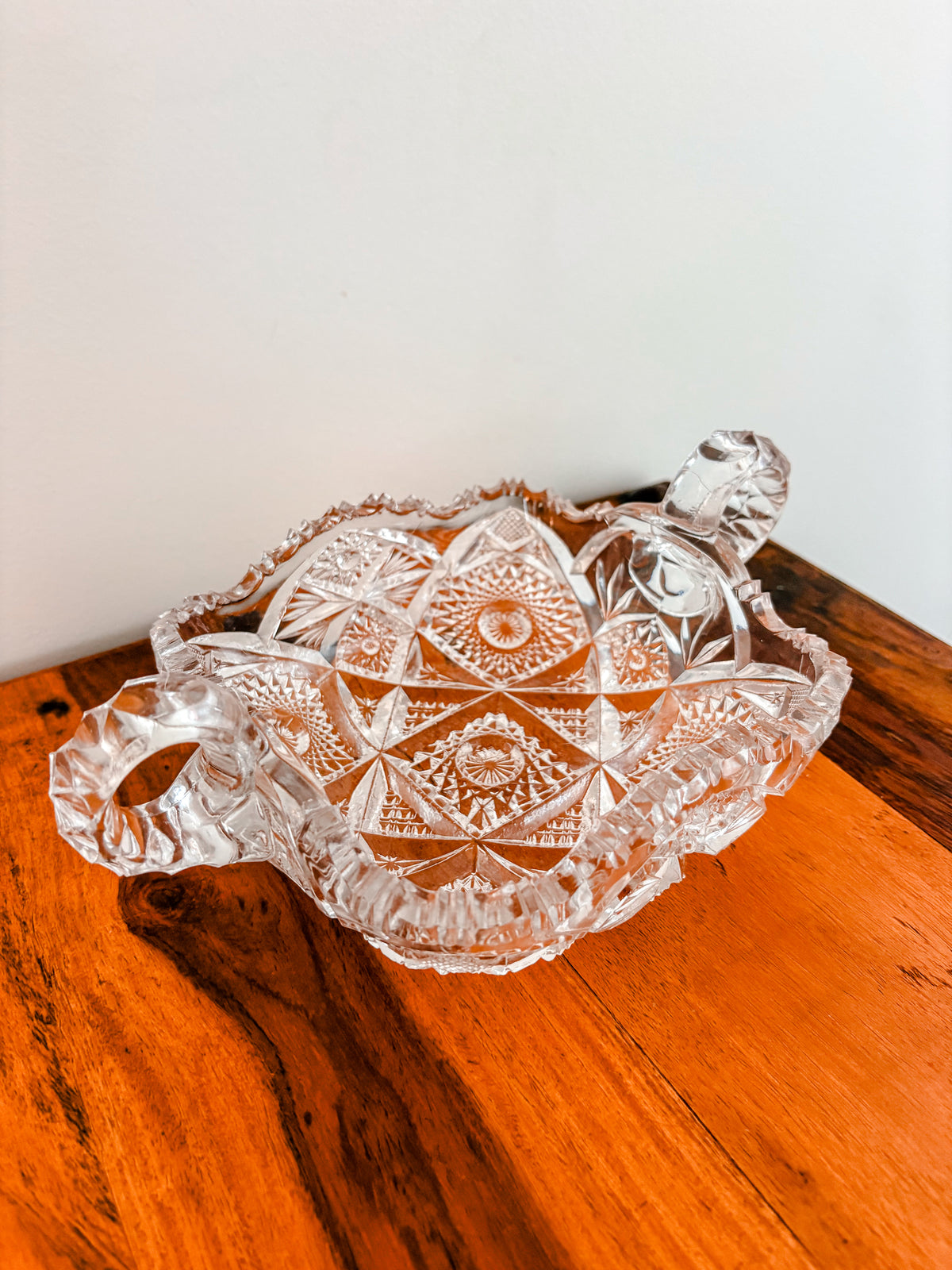 Vintage American Brilliant Period Cut Glass Bowl