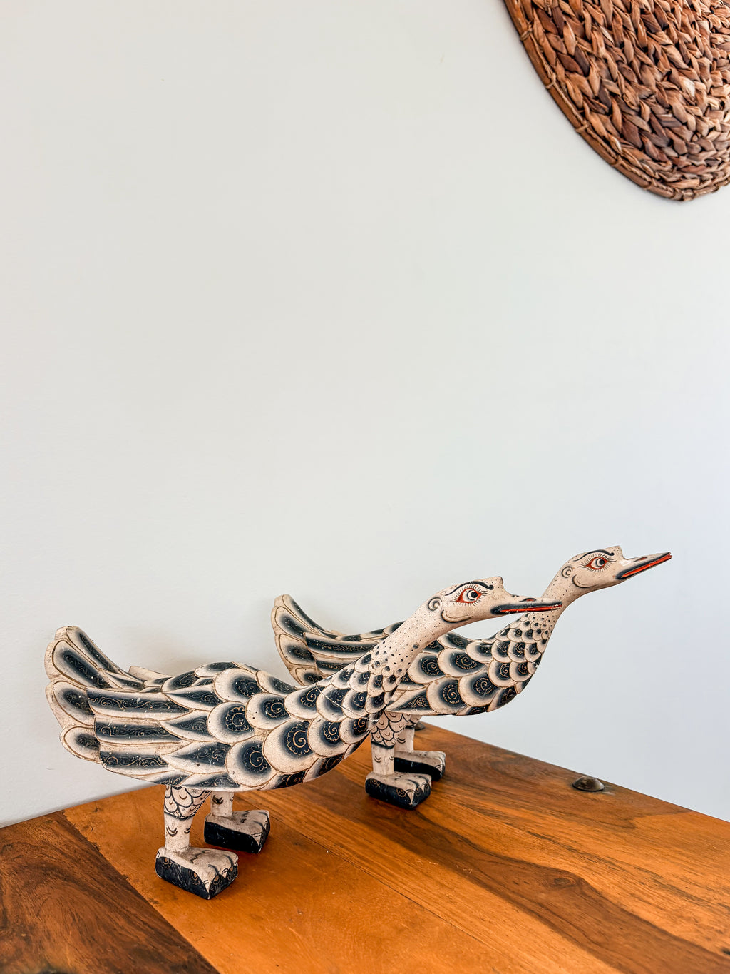 Vintage Balinese Wooden Ducks