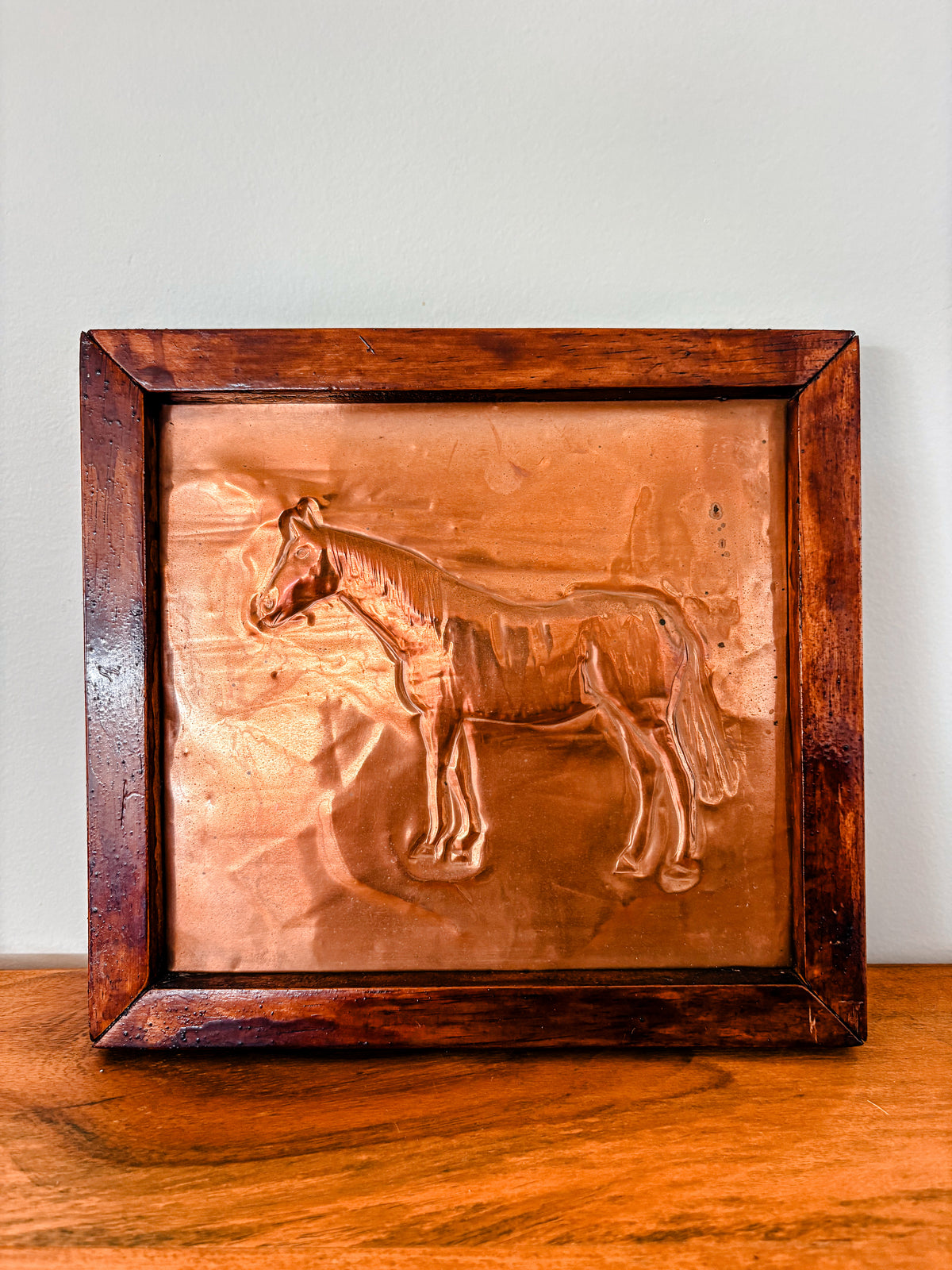 Pressed Copper Horse
