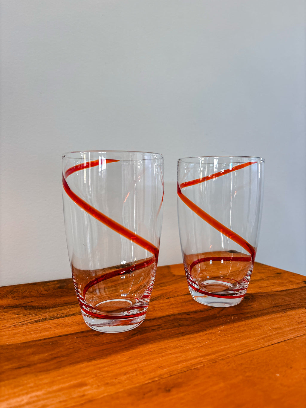 Vintage Pier Swirline Glasses