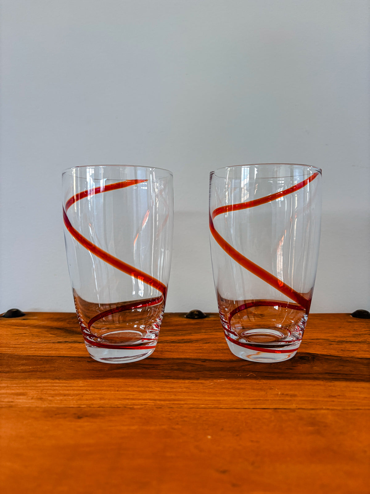 Vintage Pier Swirline Glasses